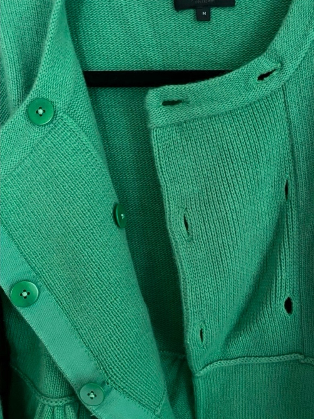 J. CREW🍀Double Breasted Peplum Wool Blend Sweater - Picture 3 of 10